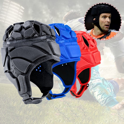 Football Soccer Goalie Helmet Guard Breathable Sports Head Protector
