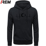 Fo'r Men Casual Cotton Long Sleeve Funny Turkish Flags Hoodies, Sweatshirts
