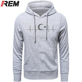 Fo'r Men Casual Cotton Long Sleeve Funny Turkish Flags Hoodies, Sweatshirts