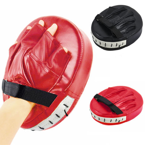 Black Karate Training Mitt Focus Punch Pads Sparring Boxing Bags