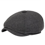 Men beret vintage Herringbone Gatsby Tweed peaky blinders hat