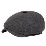 Men beret vintage Herringbone Gatsby Tweed peaky blinders hat