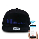 Hip Hop Hats for Men Women Hat LED Display Light Hat Word Pattern
