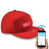 Hip Hop Hats for Men Women Hat LED Display Light Hat Word Pattern