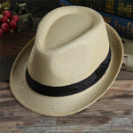 Imixlot Newest Western Straw Cowboy Hat Men Retro Casual Sun Hat