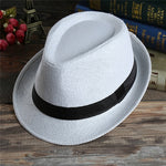 Imixlot Newest Western Straw Cowboy Hat Men Retro Casual Sun Hat