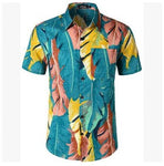 Fruit Print Shirts Tops Casual Short Sleeve Summer Holiday Vacation