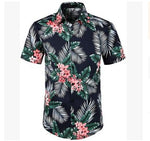 Fruit Print Shirts Tops Casual Short Sleeve Summer Holiday Vacation