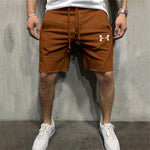 Men Trousers Fitness Streetwear Skinny Gym Shorts Male Short Pants