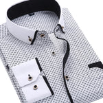 Male Social Business Dress Shirt Brand Men Clothing Soft Comfortable