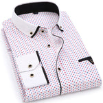 Male Social Business Dress Shirt Brand Men Clothing Soft Comfortable