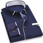 Male Social Business Dress Shirt Brand Men Clothing Soft Comfortable