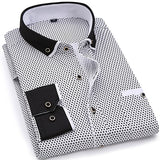 Male Social Business Dress Shirt Brand Men Clothing Soft Comfortable