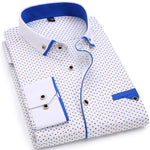 Male Social Business Dress Shirt Brand Men Clothing Soft Comfortable