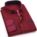 Male Social Business Dress Shirt Brand Men Clothing Soft Comfortable