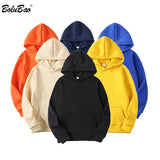 Male Casual Hoodies Sweatshirts Men's Solid Color Hoodies Sweatshirt Tops