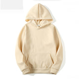 Male Casual Hoodies Sweatshirts Men's Solid Color Hoodies Sweatshirt Tops