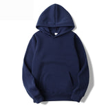 Male Casual Hoodies Sweatshirts Men's Solid Color Hoodies Sweatshirt Tops