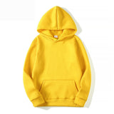 Male Casual Hoodies Sweatshirts Men's Solid Color Hoodies Sweatshirt Tops