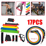 Yoga Tubes Pull Rope,Rubber Expander Elastic Bands Fitness with Bag