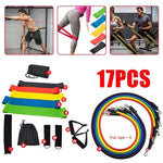 Yoga Tubes Pull Rope,Rubber Expander Elastic Bands Fitness with Bag