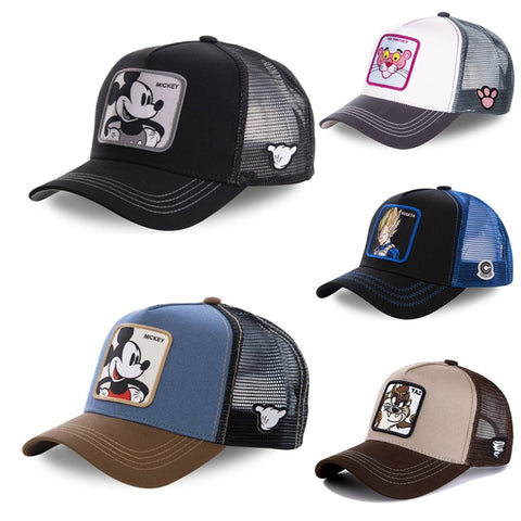 New Brand Anime Cartoon Mickey DONALD Duck Snapback Cotton Baseball
