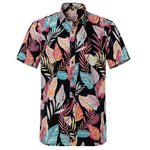 Summer Pure Cotton Mens Hawaiian Shirt Loose Printed Short Sleeve Big Us Size Hawaii Flower Men Beach Floral Shirts