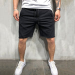 Men Trousers Fitness Streetwear Skinny Gym Shorts Male Short Pants