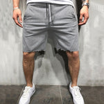 Men Trousers Fitness Streetwear Skinny Gym Shorts Male Short Pants