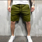 Men Trousers Fitness Streetwear Skinny Gym Shorts Male Short Pants