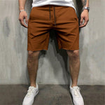 Men Trousers Fitness Streetwear Skinny Gym Shorts Male Short Pants