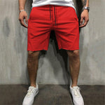 Men Trousers Fitness Streetwear Skinny Gym Shorts Male Short Pants