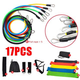 Yoga Tubes Pull Rope,Rubber Expander Elastic Bands Fitness with Bag