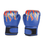 Leather Flame Gloves Sanda Boxing Training Glove